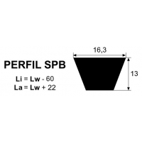 CORREA TRAPECIAL SPB-2000