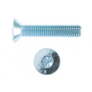 TORNILLO DIN 7991 3X20mm C-10.9 ALLEN ZINC 