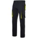 Pantalon stretch multibolsillo 103008S-0-20 negro/amarillo