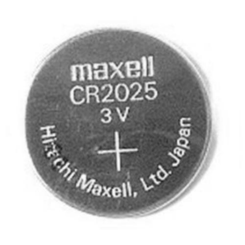 MAXELL - CR2025M. Pila de litio en formato botón. Modelo CR2025. Tensión  nominal 3Vdc