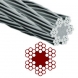 Cable acero galvanizado 6x7+1 3mm (rollo 50m) 