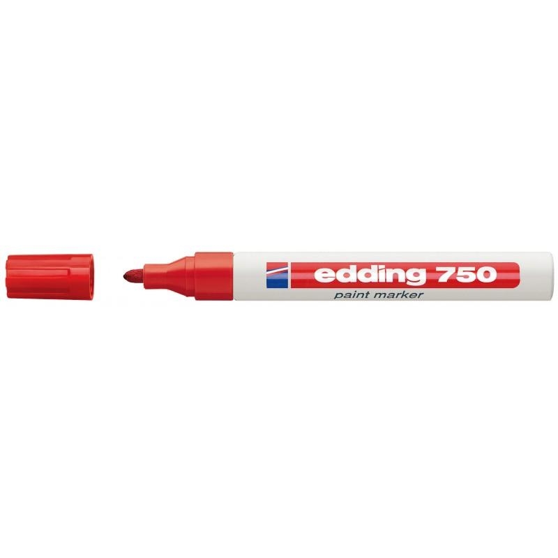 EDDING 750 - Rotulador de pintura (10 unidades), color rosa