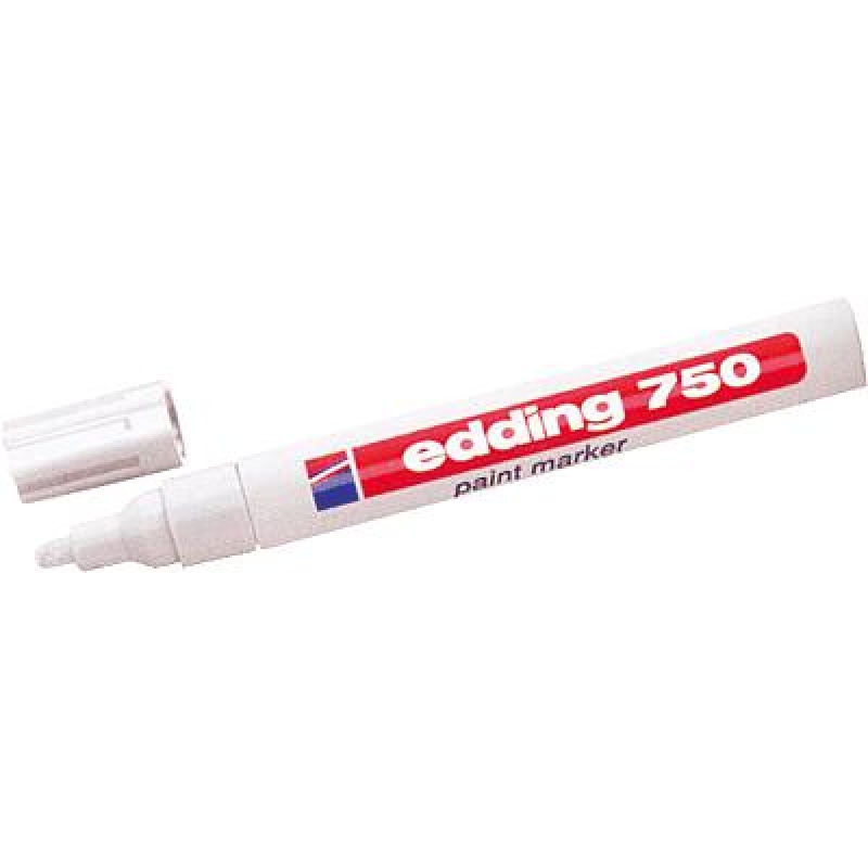 Rotulador blanco 750 marcador de tinta opaca EDDING - Ferretería