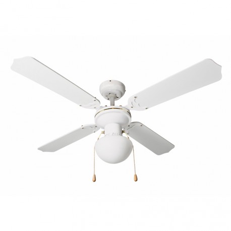 Ventilador techo VTR-1000 Ø107cm 4 palas/blanco HABITEX