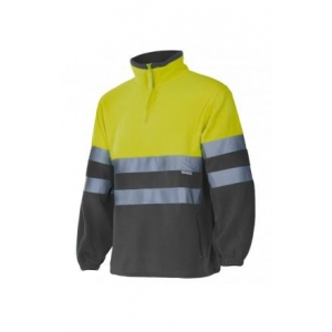 Forro polar alta visibilidad 182-08/20 gris/amarillo fluor VELILLA