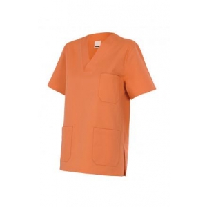 Camisola pijama de manga corta 589-22 naranja claro VELILLA