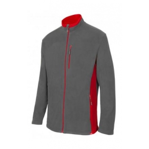 Chaqueta polar 201504-08/12 gris/rojo VELILLA