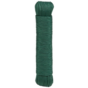 Cuerda trenzada PPM con alma 2,5mm verde oscuro 25m ROMBULL