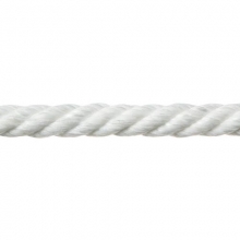 Cuerda cableada nylon mate 10mm 100m blanco ROMBULL