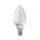 Bombilla led vela E14 5W luz calida 3000K 436Lm SILVER