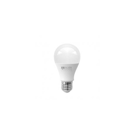 Bombilla led estandar E27 15W luz blanca 6000K 1.320Lm SILVER