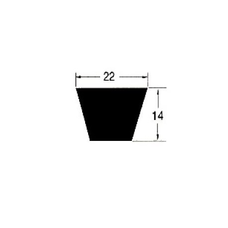 Correa dentada CX 57 LI-1448 