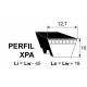 Correa trapecial dentada xpa-1357 