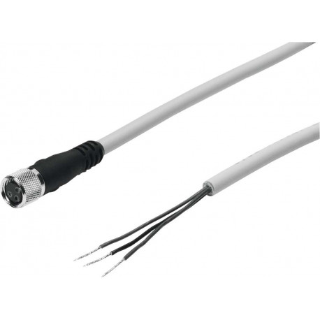 Conector con cable SIM-M8-3GD-2.5-PUu FESTO