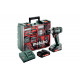 Taladro percutor SB18L+Set 79 accesorisos 18V Li 2x2,0Ah METABO