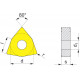 Plaquita WNMG 080408 E ZWM (10 unidades) IZAR