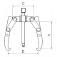 Extractor 2/3 patas oscilantes 1301-T 85x100mm FORZA