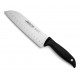 Cuchillo santoku alveolos 180 mm blanco Serie Menorca (6 unidades) ARCOS