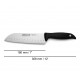 Cuchillo santoku alveolos 180 mm blanco Serie Menorca (6 unidades) ARCOS