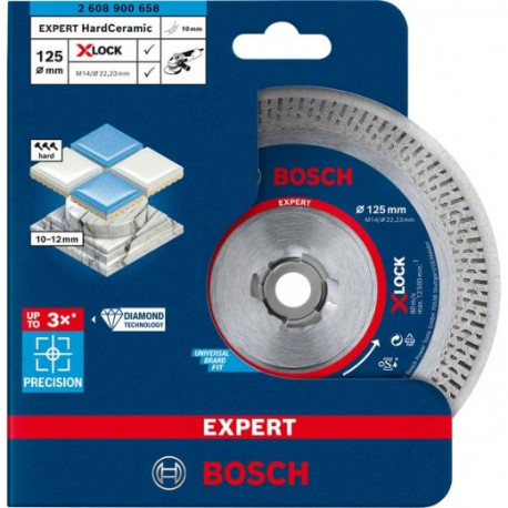 Disco Diamantado Bosch EXPERT para Metal 125mm X-Lock