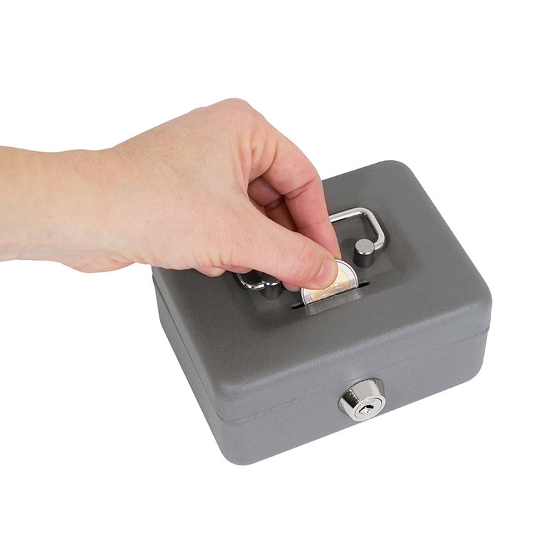 Caja Flexzion Con Llave - Hucha Para Negocios Y Pequeños - C