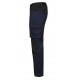 Pantalon stretch bicolor 103031S-61/00 azul navy/negro VELILLA