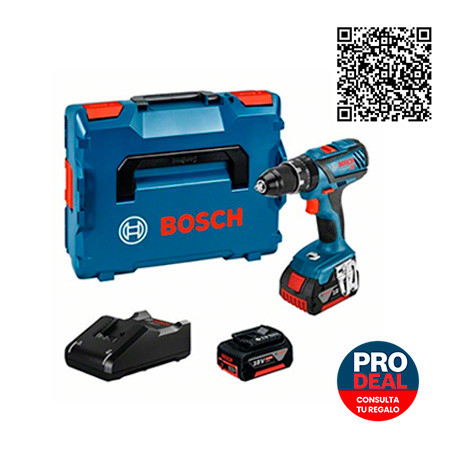 Taladro con percusi n a bater a GSB 18V 28 BOSCH Ferreter a