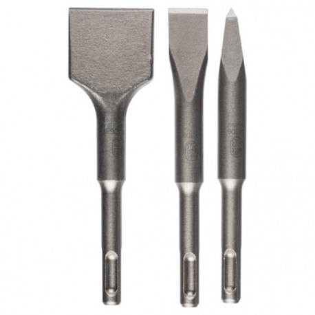 Set 3 cinceles standar SDS-plus 140mm BOSCH