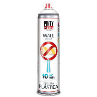 Pintura plastica spray paredes RAL9016 blanco 600ml NOVASOL