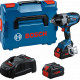 Atornillador de impacto GDS 18V-1600 HC +2x8,8 Ah + L-BOXX BOSCH