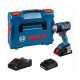 Atornillador de impacto 1/2 GDS 18V-300 + 2x4,0Ah BOSCH