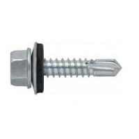 Tornillo 7504-K montado P14 Ø4.8x19mm zinc  (250 unidades) SINEX