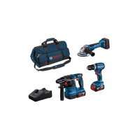 Kit GSB 18V-45 + GWS 18V-10 + GBH 18V-22 BOSCH