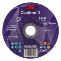 Disco de corte cubitron 3 60+ T41 125mmx1mmx22,23mm 3M