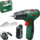 Talador atornillador EasyDrill 1200 12V 34 accesorios Ø10mm BOSCH