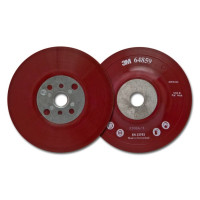 Plato soporte 178 mm discos fibra M14 rojo blando 64859 3M