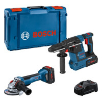 Kit amoladora GWS18V-10P+martillo GBH18V-26+Bat+Cargador BOSCH