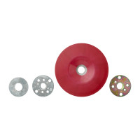 Plato soporte discos fibra 115mm rojo blando 3M