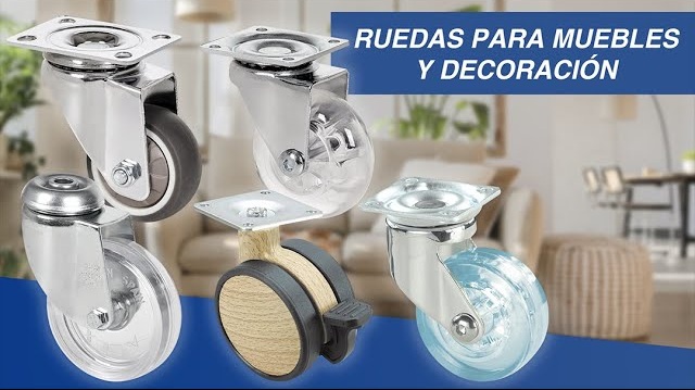 Ruedas muebles y decoración